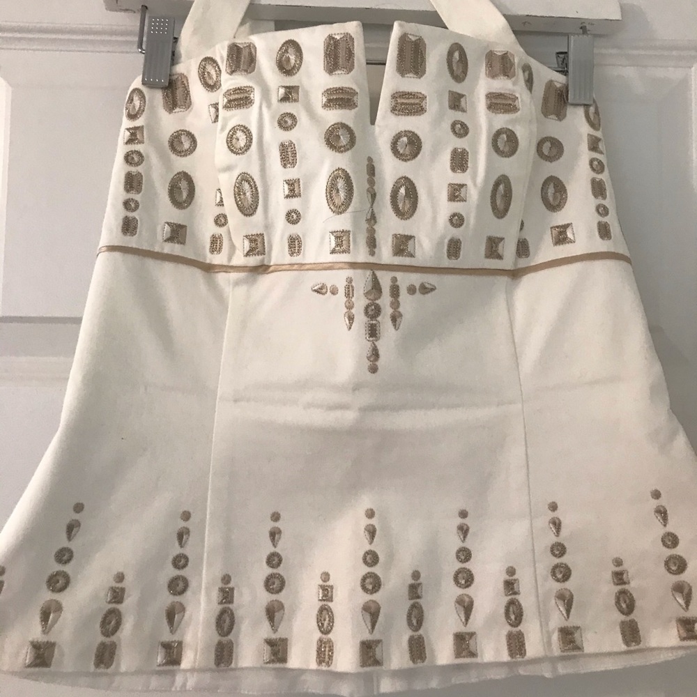 White House Black Market strapless top